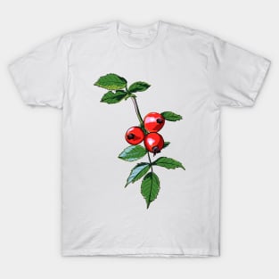 Branch of wild rose T-Shirt